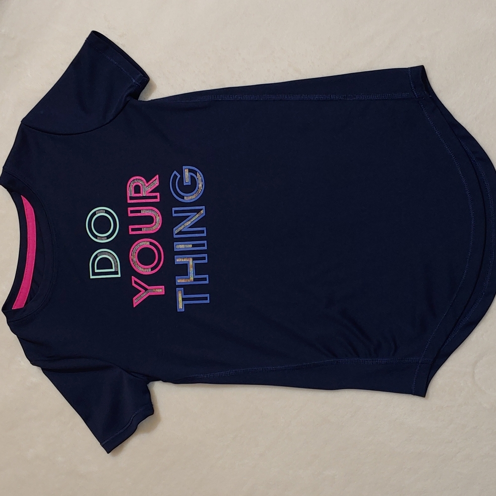 🎁All In Motion "Do your thing" athletic tee girls sz S